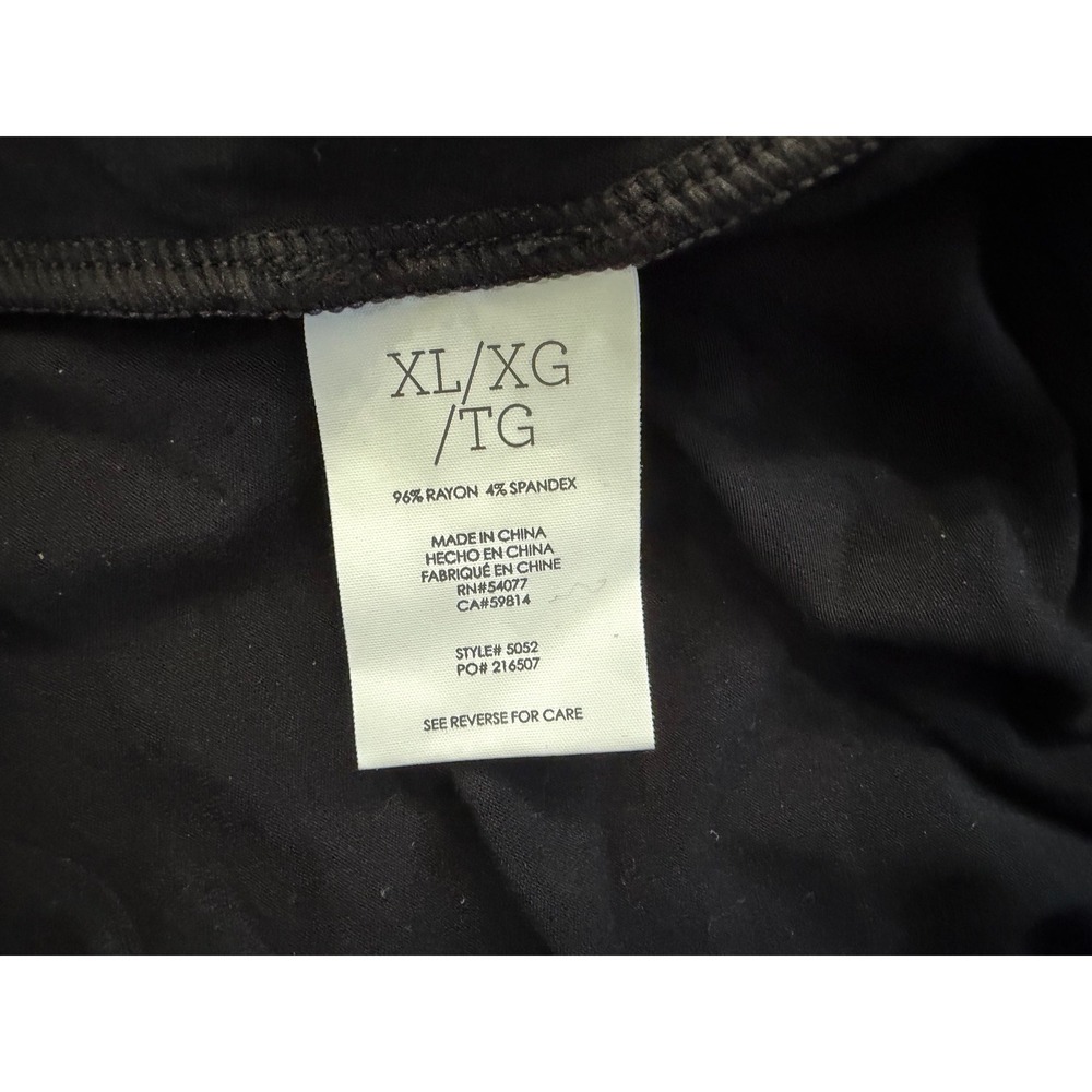 Cabi Run Around Skirt Womens‎ XL Black Draped Ruched Tulip Hem Midi 5052 - Picture 5 of 8